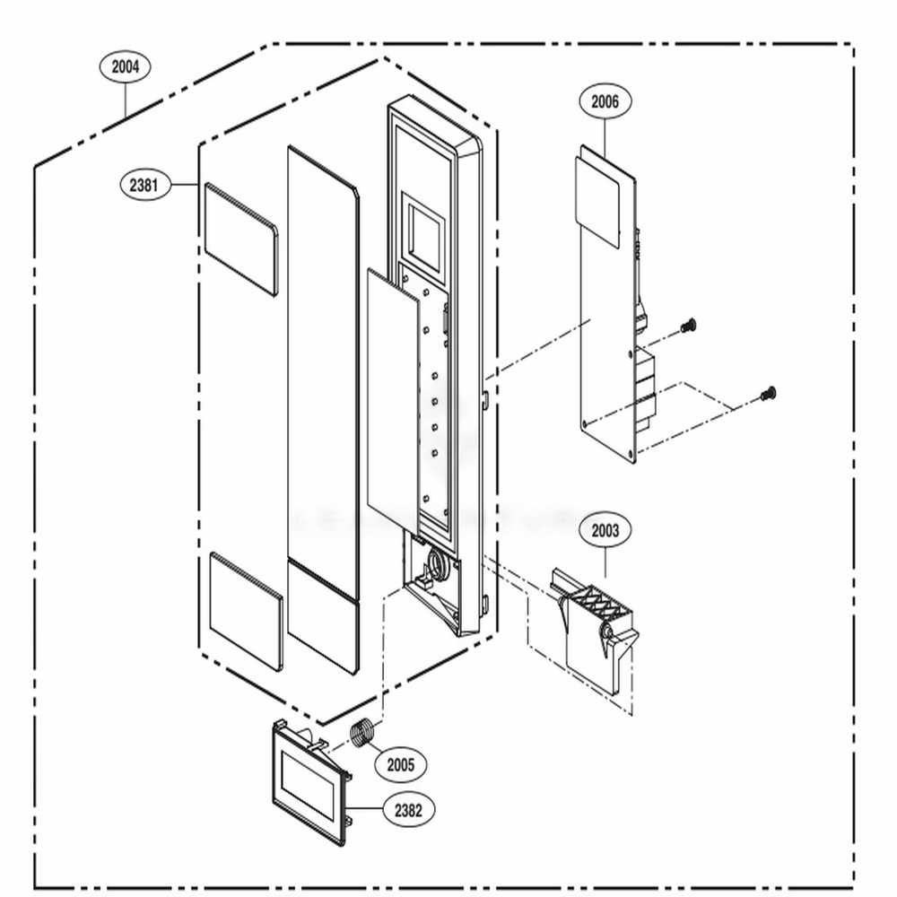 LG ACM75218735 Microwave Controller Assembly, Touch