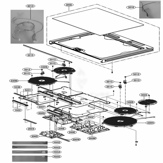 LG EAD64867303 Range Single Harness