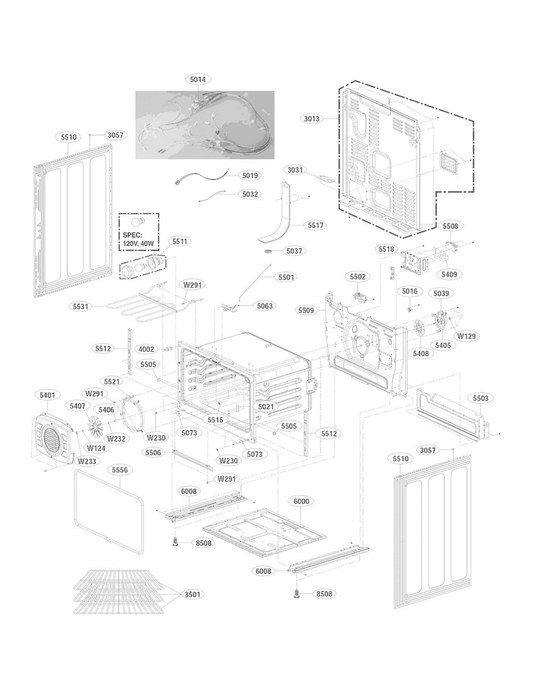 LG EAD62705102 Range Single Harness