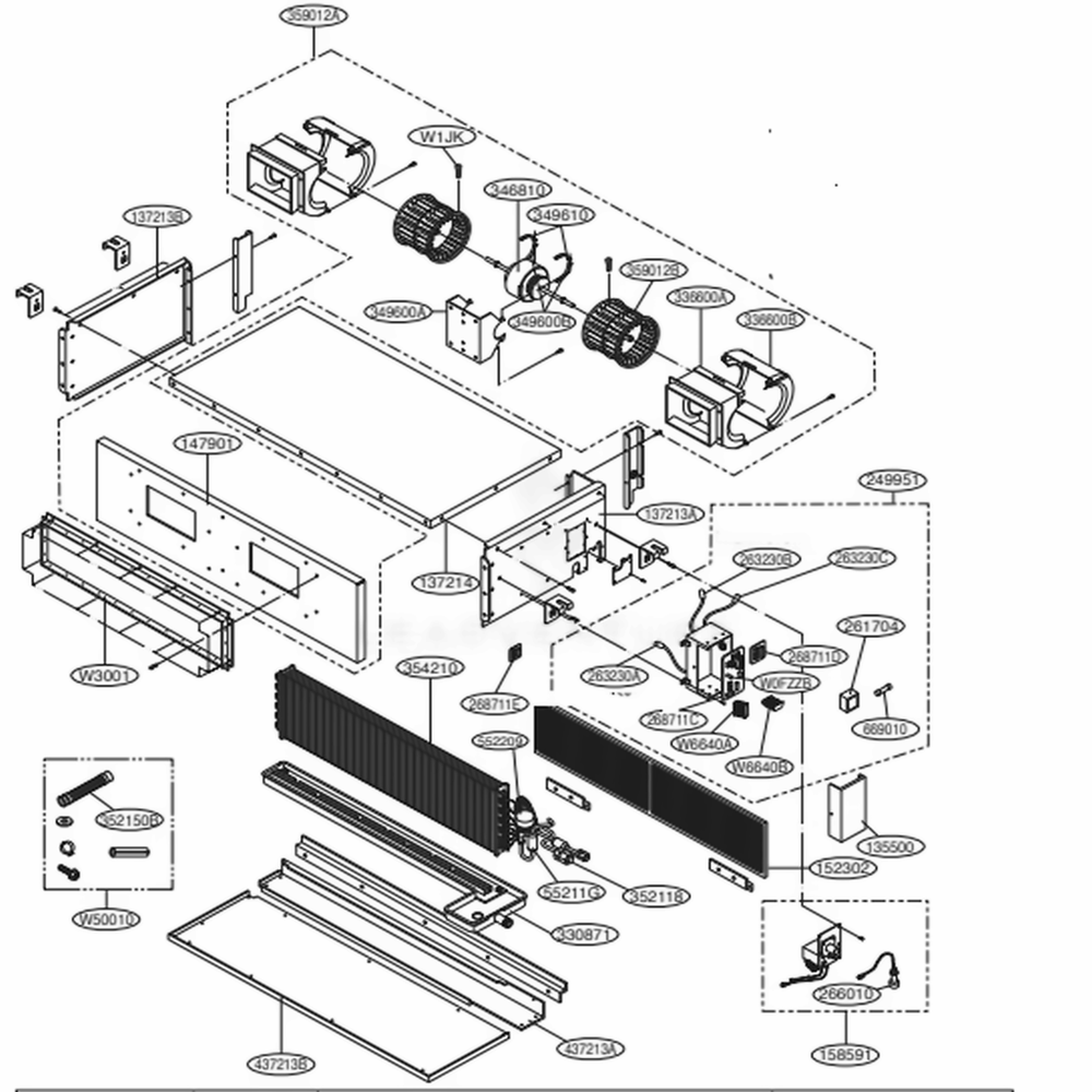 LG 4960A30012A Motor Bracket