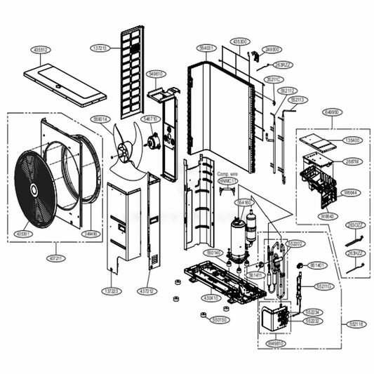 LG Air Conditioner Ntc Thermistor - EBG62805801