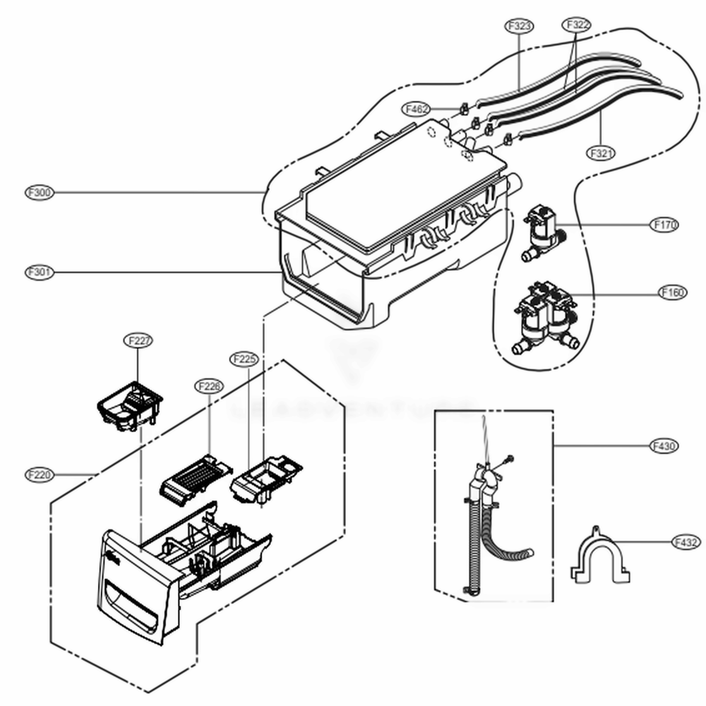 LG Drawer Panel - AGL74074328