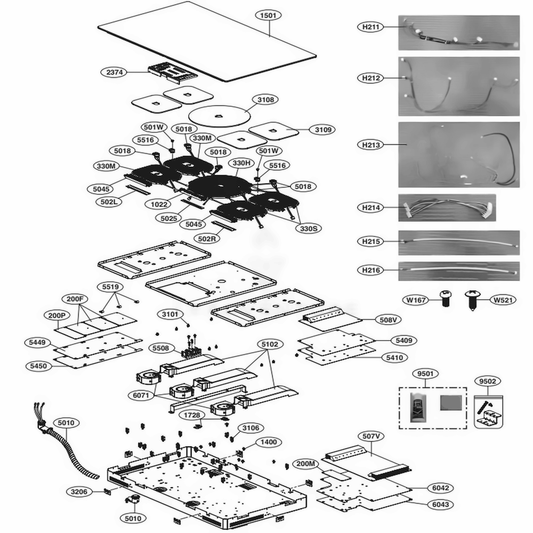 LG Oven-Range Air Guide - MEA66095001