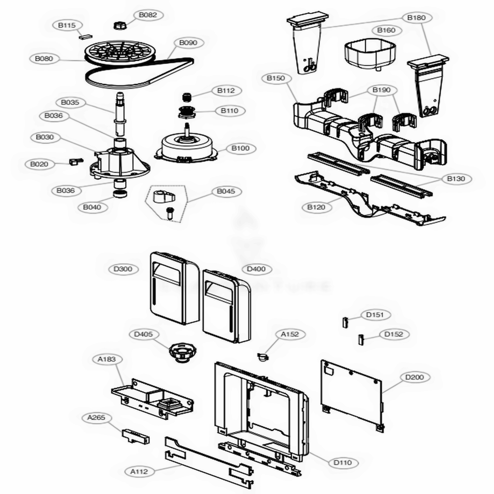 LG MEC62664901 Washer Upper Hanger