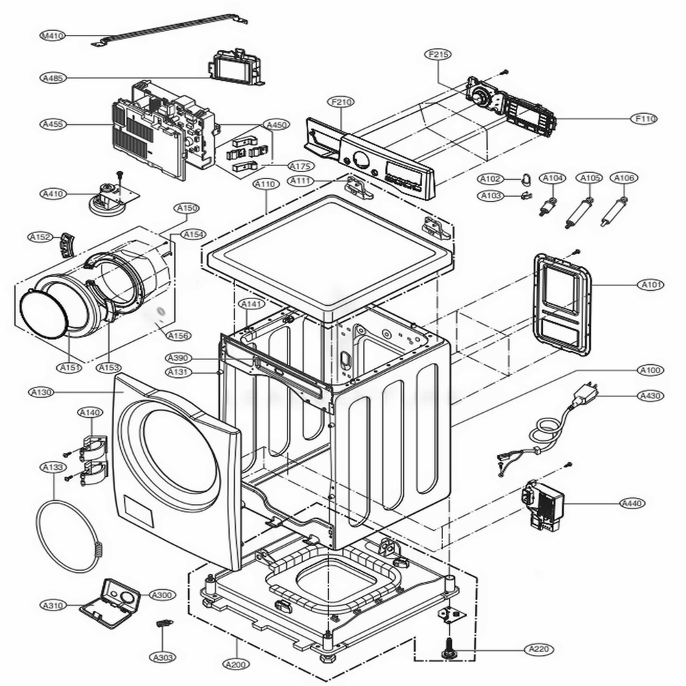 LG 4830ER4004A Washer Bush