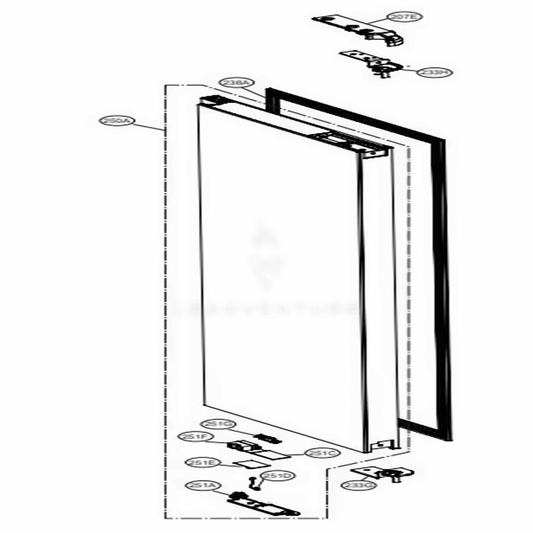 LG Home Bar Door - ADC75506203