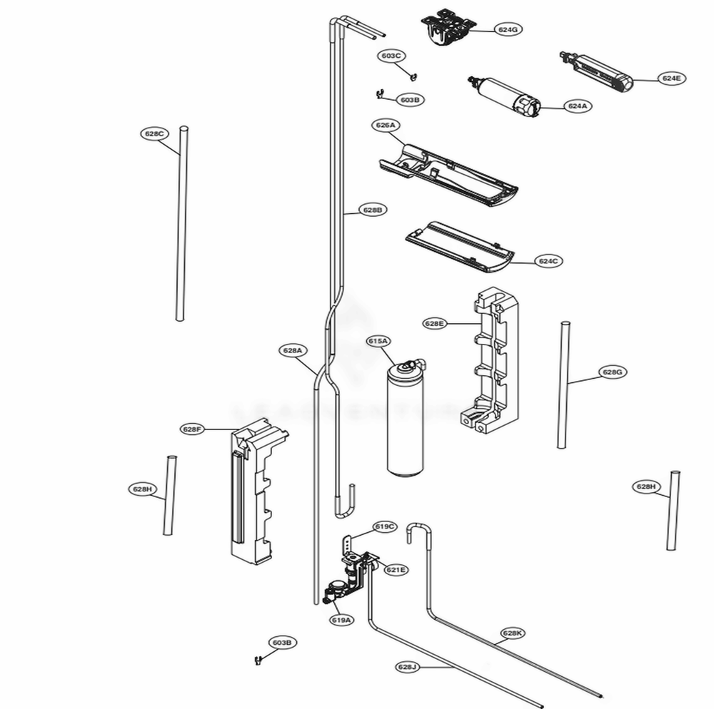 LG MEU62143201 Pipe Insulation