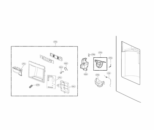 LG Refrigerator Spring - MHY62784403