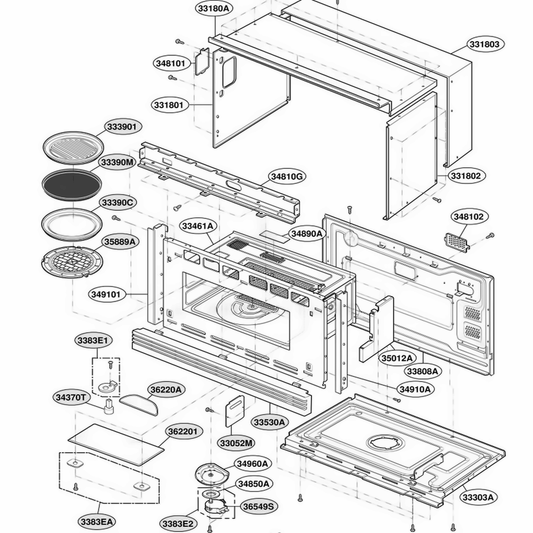 LG Oven-Range Turntable Shaft - 4370W3T011A