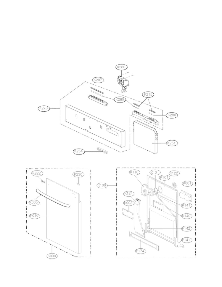  LG AGM74051509 Control Panel