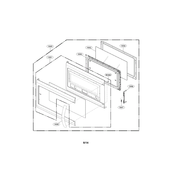  LG 3536W1A012G Oven-Range Sealing Tape