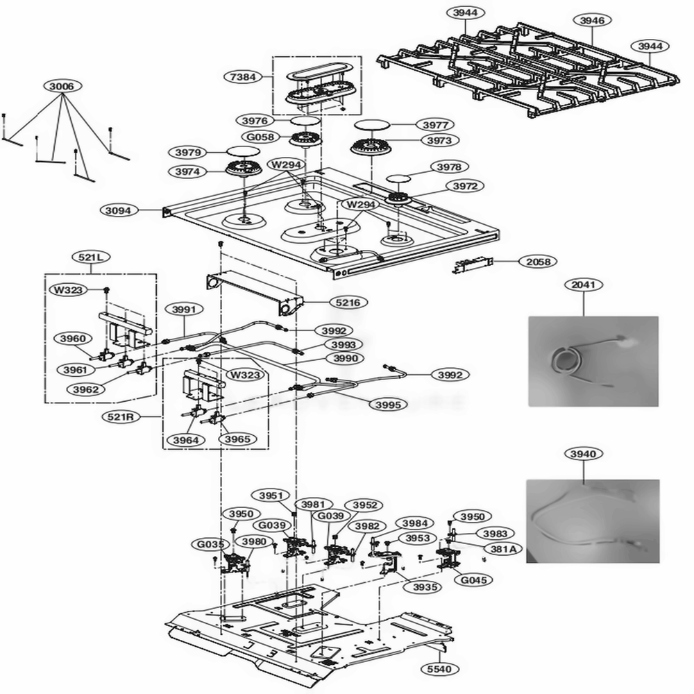 LG Grille - AEB75144601