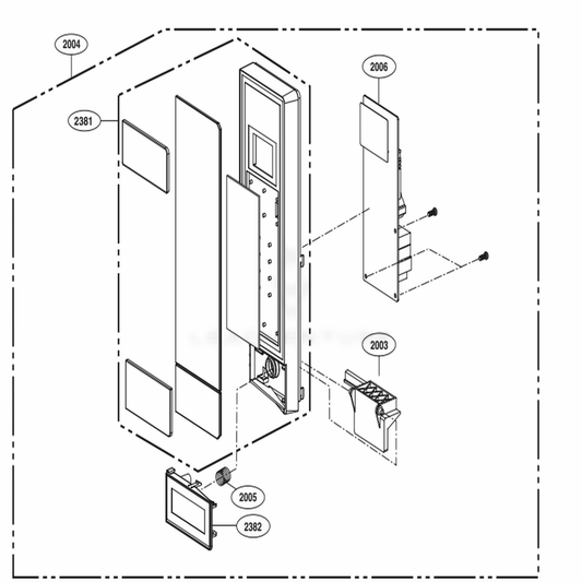LG Oven-Range Touch Controller - ACM75218734
