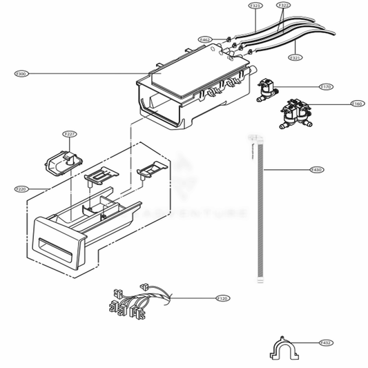 LG EAD64545341 Washer Harness, Multi