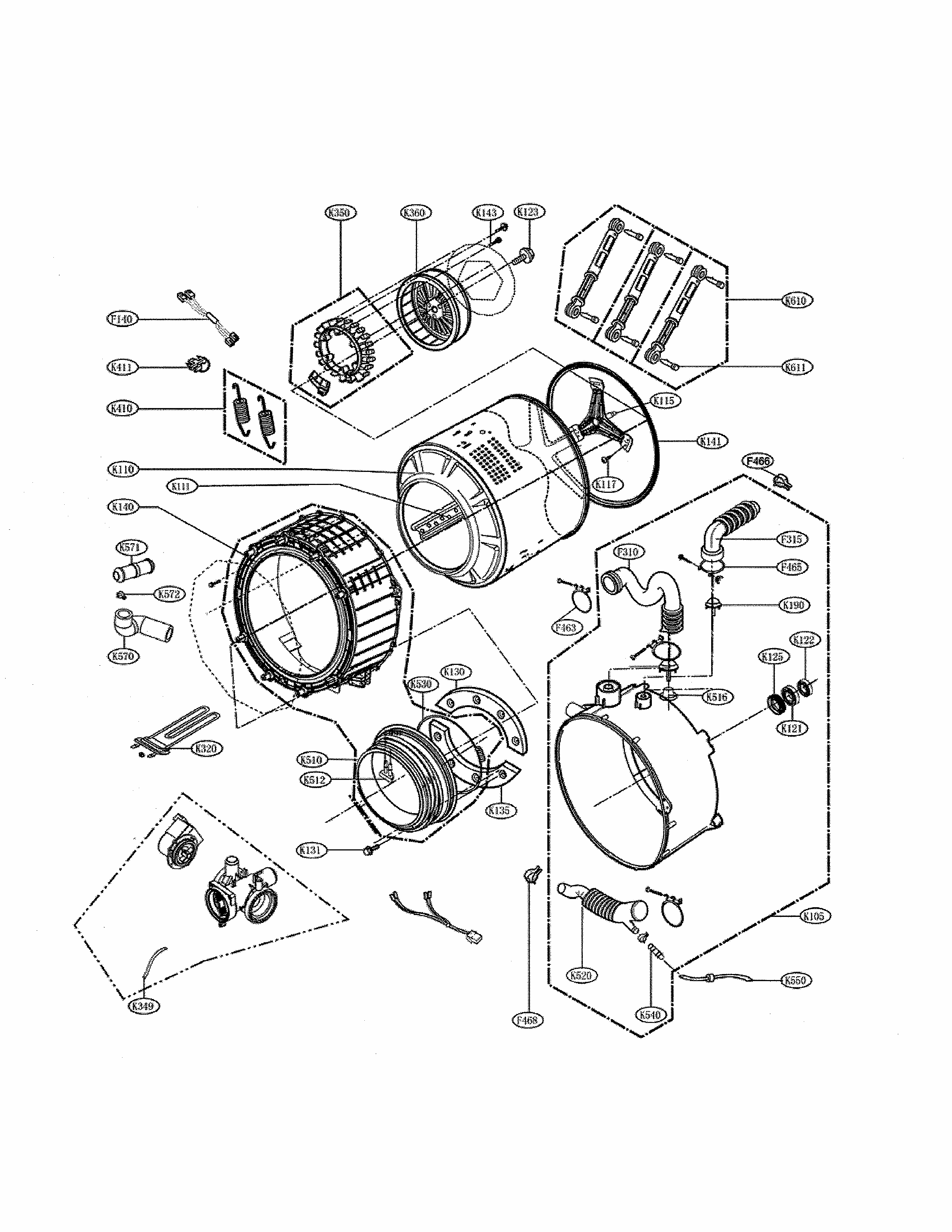 LG AGL73958706 Control Panel Assembly