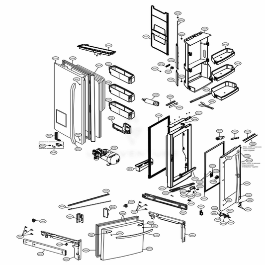 LG Home Bar Door - ADC75586104
