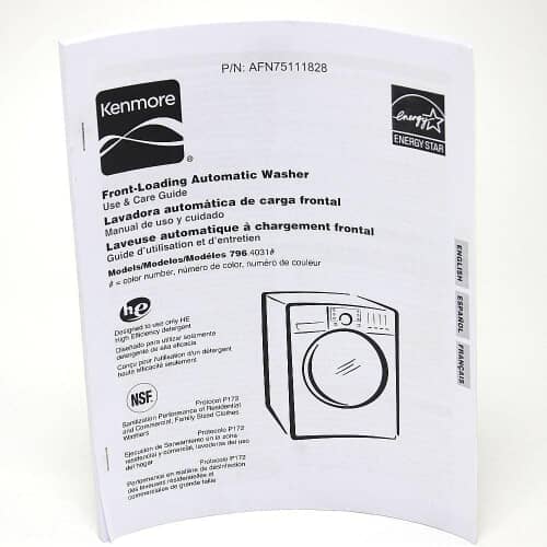 LG Washer Owners Manual - AFN75111828