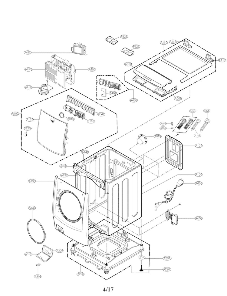 LG 5232ER4001C Washer Vent