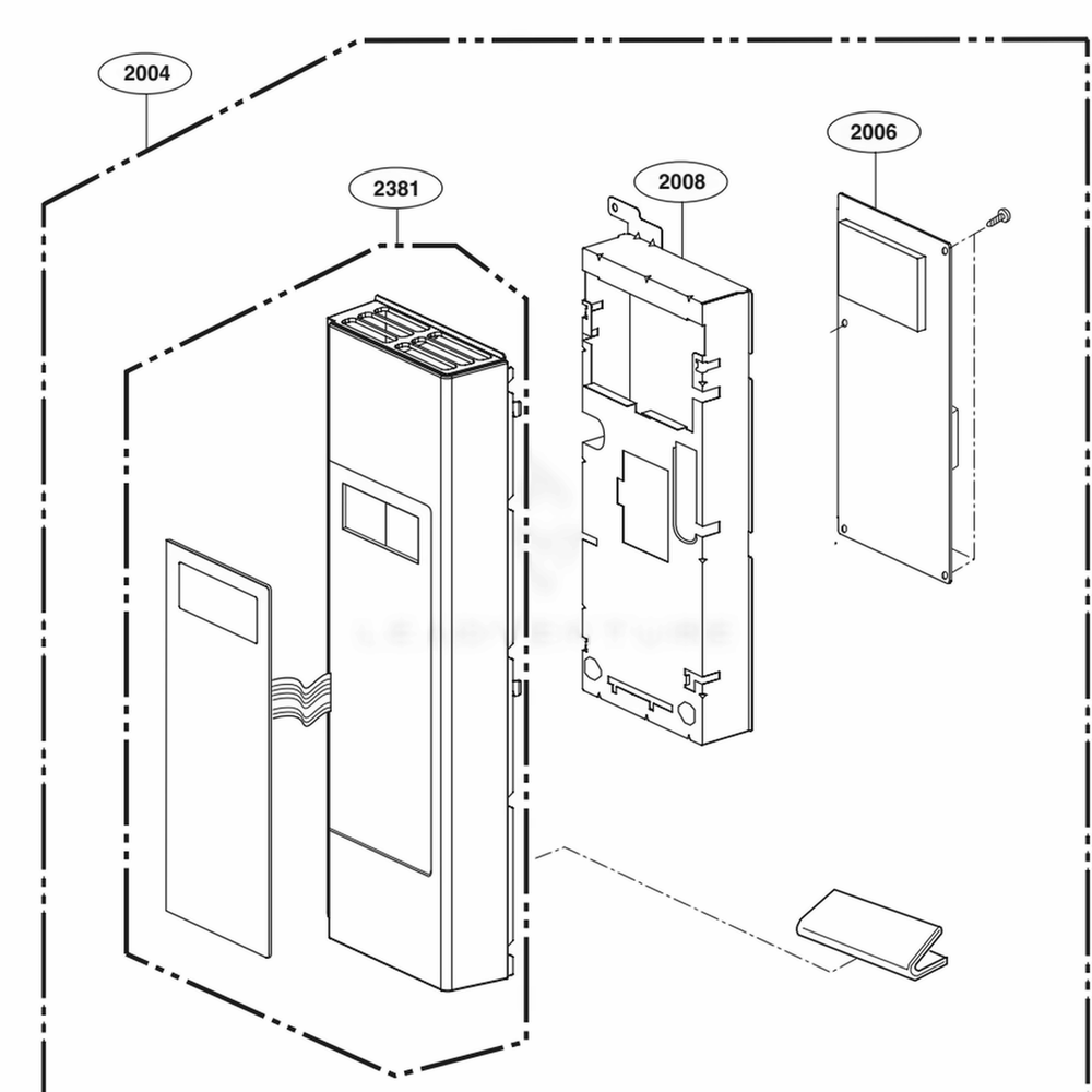  LG EBR80109205 Oven-Range Main Pcb Assembly