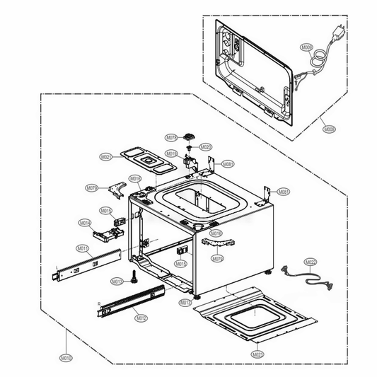LG Washer Lock Holder - MEG64900101