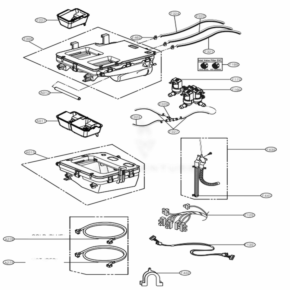 LG EAD61951322 Washer Multi Harness