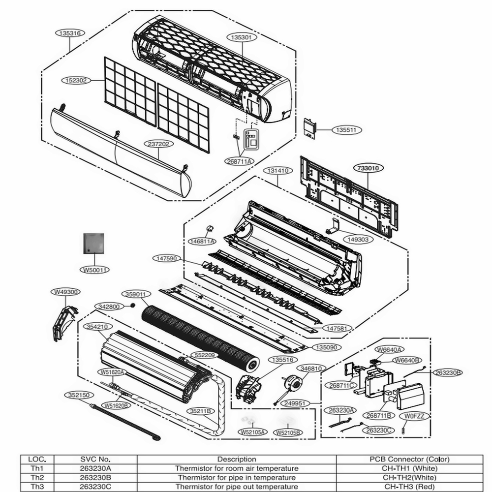 Carte PCB principale LG EBR79936001
