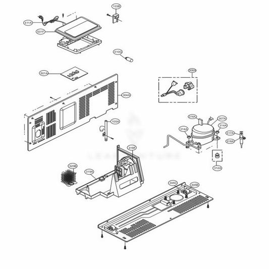 Carte PCB principale du réfrigérateur LG EBR87145167