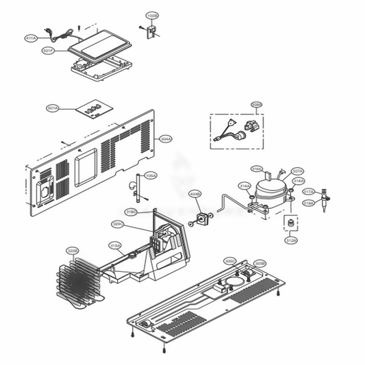 Carte PCB principale du réfrigérateur LG EBR85624980