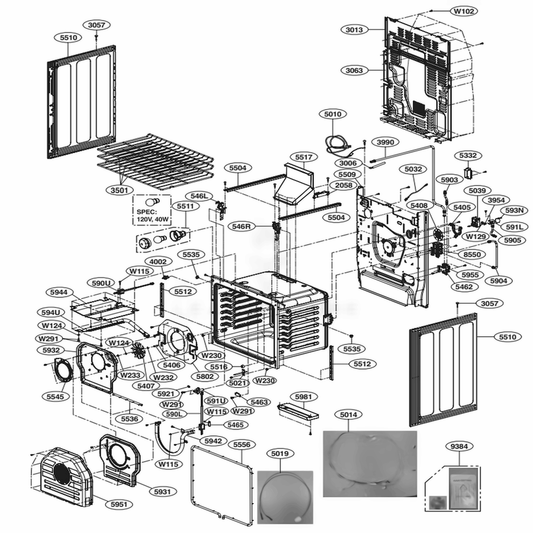 LG AAA75946002 Range Accessory