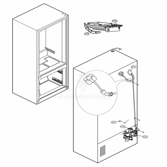 LG Refrigerator Water Valve - AJU72911119