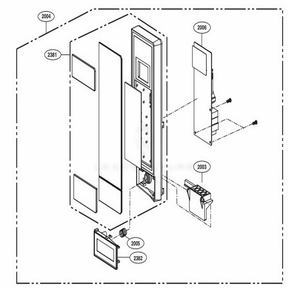 LG ACM75218810 Oven-Range Sub Controller Assembly