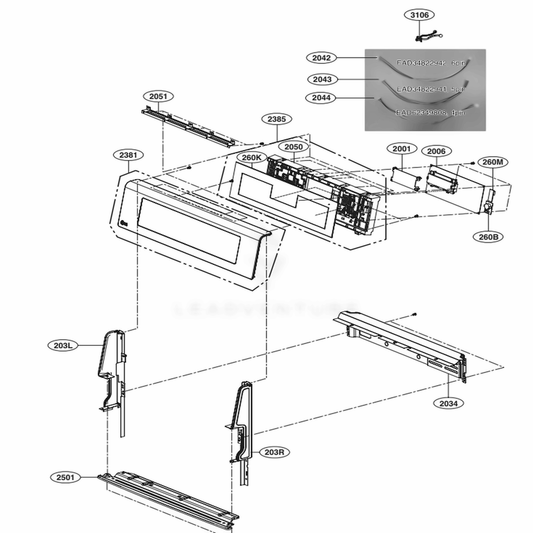 Pièces détachées pour LG AGM75309036