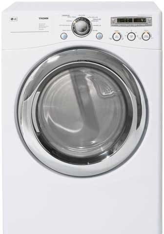 LG DLG5966W 27 Inch Gas Dryer with 7.3 cu. ft. Capacity