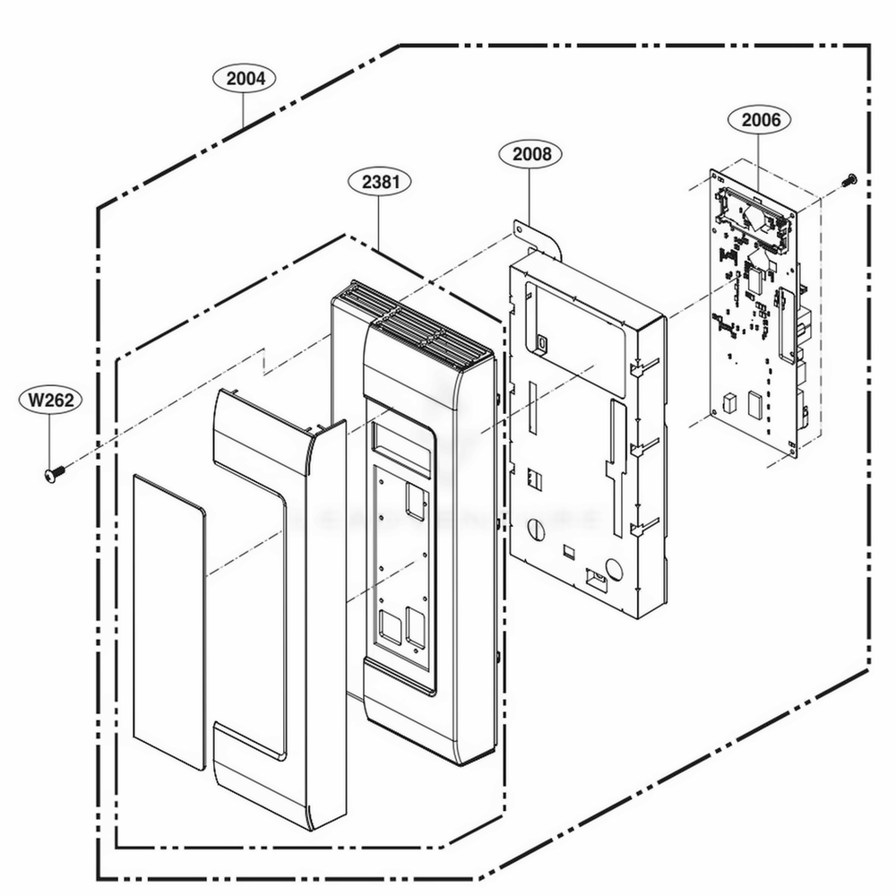 LG EBR77659109 Oven-Range Pcb Assembly