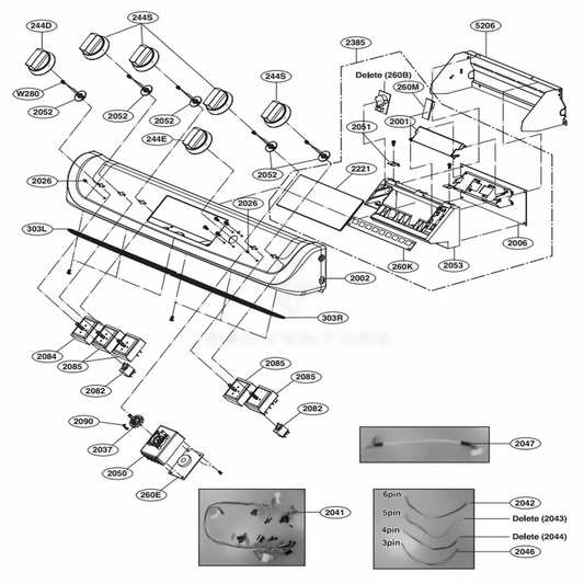 LG Glass Window Parts - AGM75309043