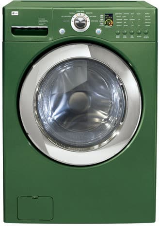 LG WM2233HD 27 Inch Front-Load Washer with 4.0 cu. ft. Capacity, 7 Wash Cycles, 5 Temperature Levels, 1100 RPM Spin Speed and SenseClean System: Emerald Green