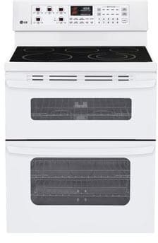 LG LDE3015SW 30 Inch Freestanding Electric Double-Oven Range with 5 Radiant Elements