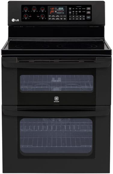 LG LDE3017SB 30 Inch Freestanding Electric Double-Oven Range with 5 Radiant Elements