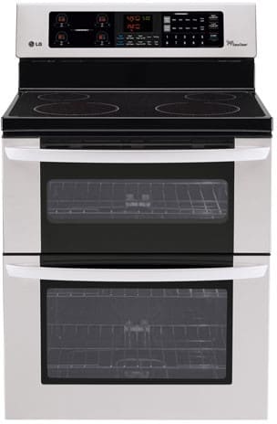 LG LDE3031ST Cuisinière électrique autonome de 30 pouces à double four avec 4 éléments à surface lisse