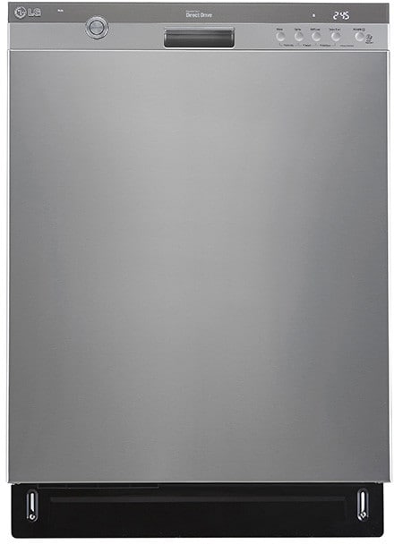 LG LDS5774ST Semi-Integrated Dishwasher with 15-Place Settings, 7 Wash Cycles, SenseClean Wash System, EasyRack Plus, SmartDiagnosis, Stainless Steel Tub and LoDecibel Operation at 44 dBA