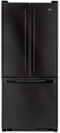 LG LFC20760SB 19.7 cu. ft. French Door Refrigerator with 4 Split Spill-Proof Glass Shelves, Cantilevered Shelves, Ice Maker, IcePlus Accelerated Freezing and Digital LED Controls: Black