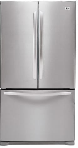 LG LFC21770ST 20.7 cu. ft. Counter-Depth French Door Refrigerator with 4 Slide-Out Spill-Proof Glass Shelves, Cantilevered Shelves, CustomCube Ice Maker, IcePlus Accelerated Freezing and 4 Compartment Crisper System