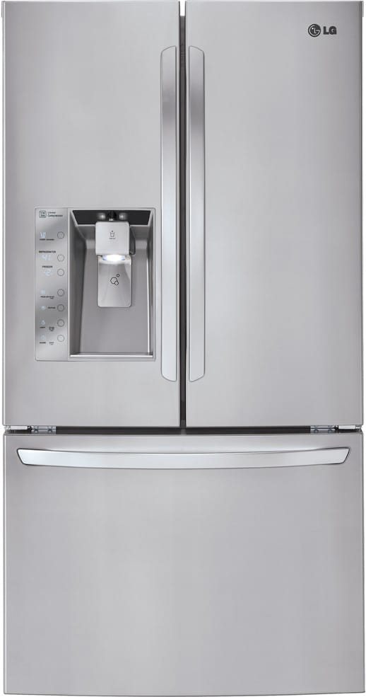LG LFX33975ST 32.5 cu. ft. French Door Refrigerator with Spill Protector Tempered Glass Shelves