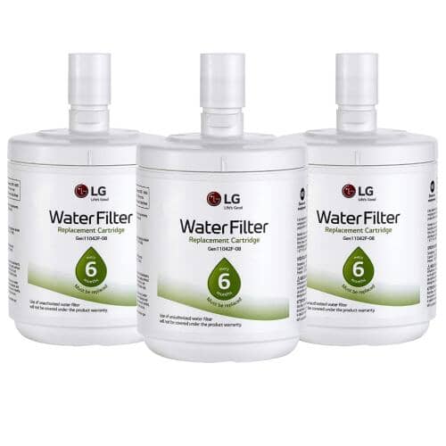 LG Refrigerator Water Filter Lt500P3, 3 Pack - ADQ72910912