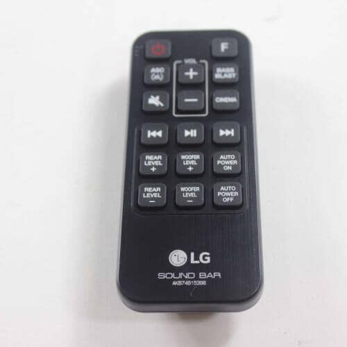 LG SJ4Y Soundbar Remote Control - AKB74815396