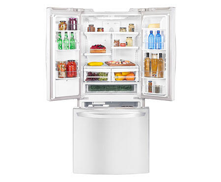 LG LFD20786SW Bottom Mount French Door Refrigirator 30-inch, 20 cu.ft. ,Multi-Air Flow Cooling