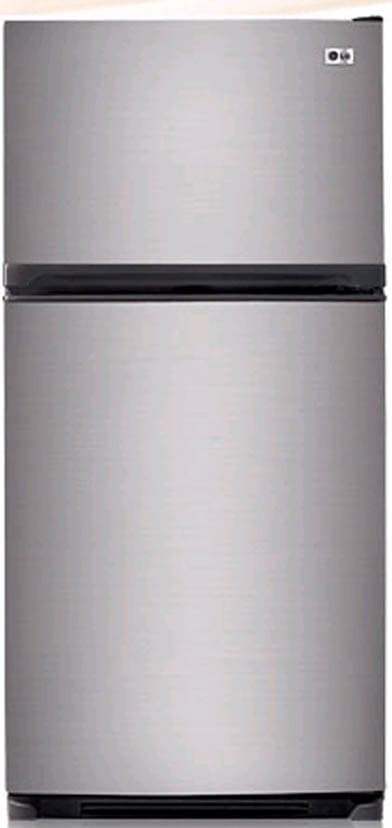 LG LTC22350ST 22.1 cu. ft. Top-Freezer Refrigerator with 4 Split, Tempered Glass Shelves, 2 Humidity Controlled Crispers, Dairy Bin, Electronic Temperature Controls and Automatic Ice Maker: Stainless Steel