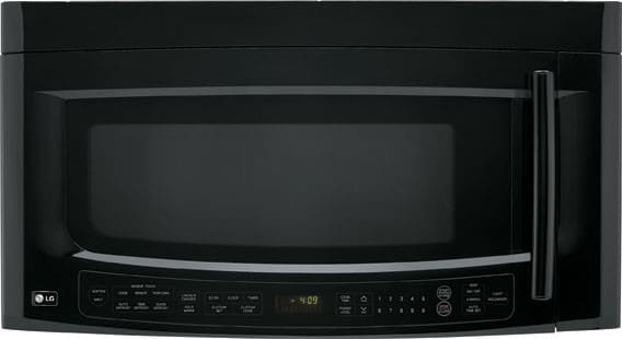 LG LMVM2075SB 2.0 cu. ft. Over-the-Range Microwave Oven with 1,000 Cooking Watts, Sensor Cook Technology and 300 CFM Vent Air Flow: Black