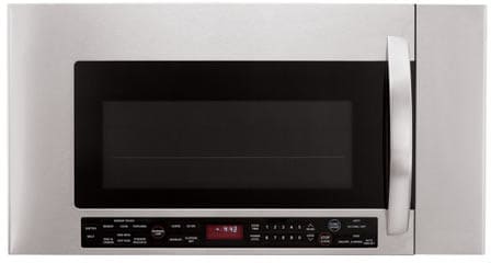 LG LMVM2085ST 2.0 cu. ft. Over-the-Range Microwave Oven with 300 CFM Ventilation System, 1100 Cooking Watts, 10 Power Levels, Sensor Cook, Halogen Lights and Warming Lamp: Stainless Steel