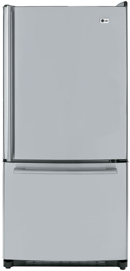 LG LRBN22514ST 22.4 Cu. Ft. Bottom Freezer Refrigerator with Swing Freezer Door & 2 Clear Humidity Controlled Crispers: Stainless Steel